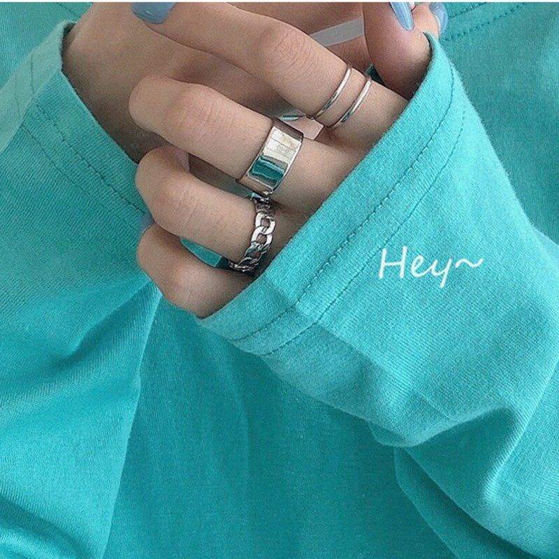 Nhẫn đeo tay thiết kế đơn giản độc đáo thời trang cho nữ