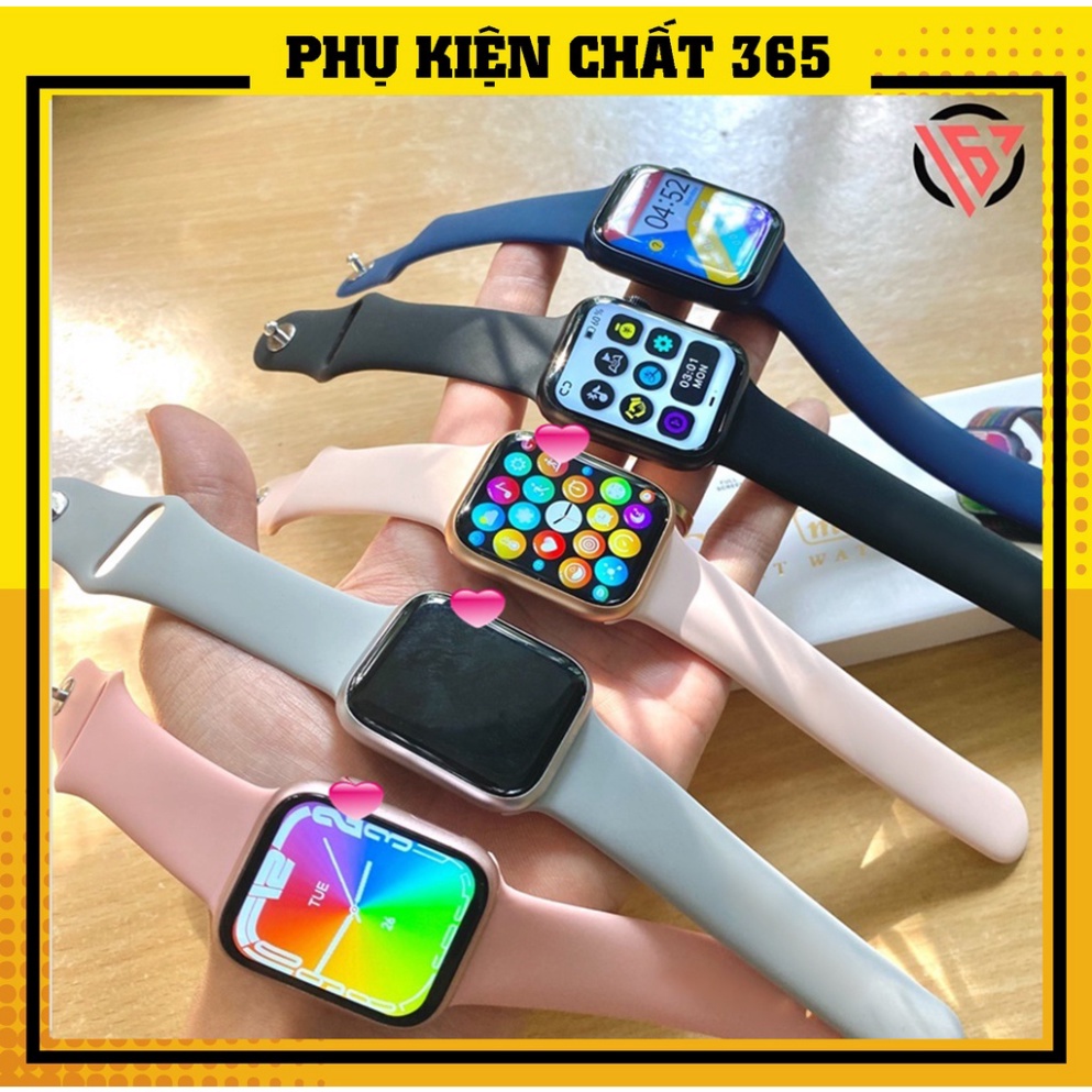 Đồng Hồ Thông Minh Seri 7 40mm Bản Thép Full Tràn Viền - Cài hình nền - Sạc ko dây - Cài mật khẩu - Nghe Gọi Trực Tiếp