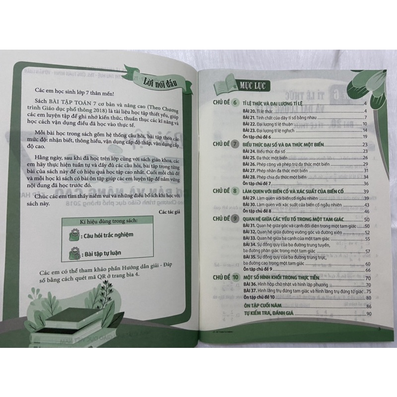 Sách - Bài tập Toán 7 cơ bản và nâng tập 2