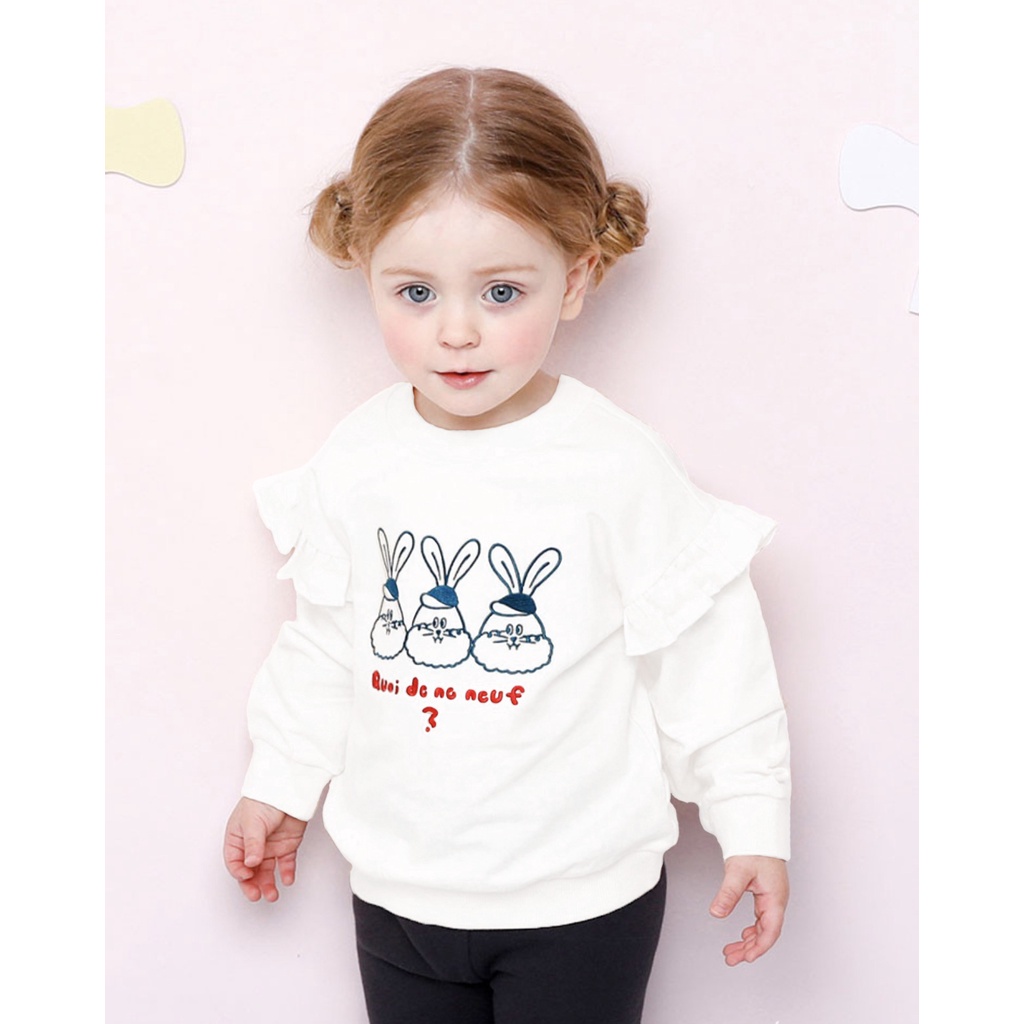 Bộ nỉ da cá hình thỏ cho bé gái BMI024