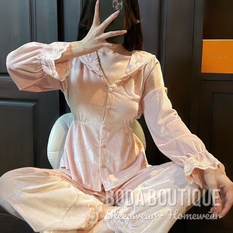BỘ MẶC NHÀ NHUNG ẤM ULZZANG