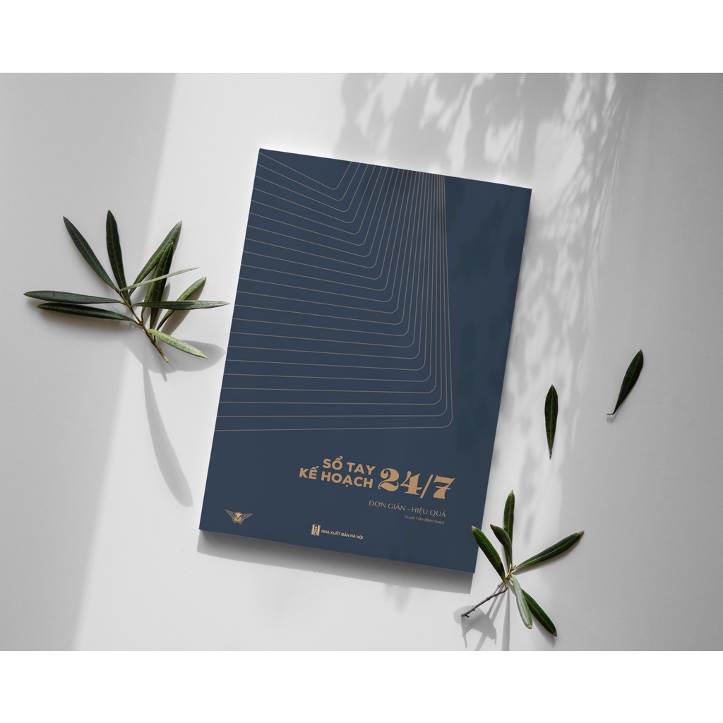 Sách - Sổ tay Kế Hoạch 24/7- Bìa da sang trọng-Xây dựng thói quen lập kế hoạch, vượt qua trì hoãn và chinh phục mục tiêu