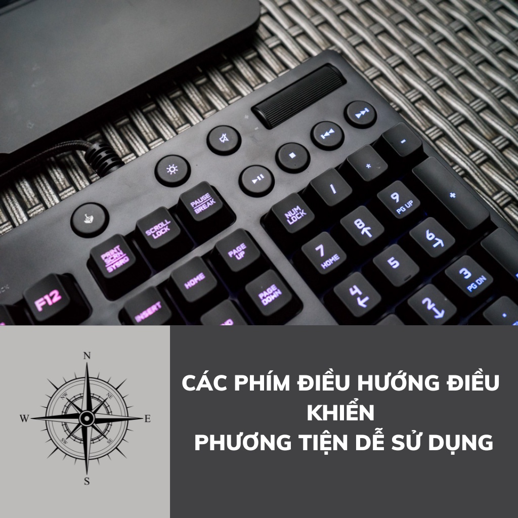 Bàn phím cơ có dây gaming Logitech G610 Orion - Đèn Led, nhấn 26 phím đồng thời
