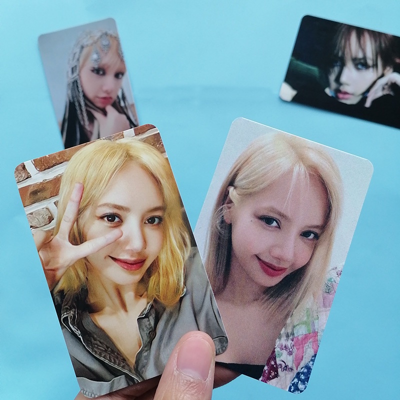 Set 5 Tấm Bưu Thiếp In Hình Nhóm Nhạc BLACKPINK Thẻ