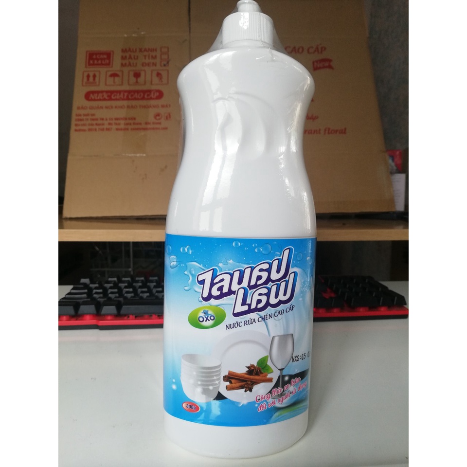NƯỚC RỬA CHÉN BÁT THÁI LAN OXO 800ML. AN TOÀN, SẠCH SẼ, TIẾT KIỆM