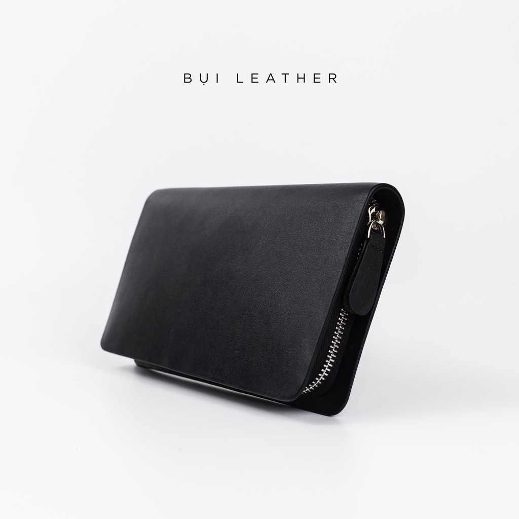 Ví dài nam Bụi Leather C104 da bò mill cao cấp