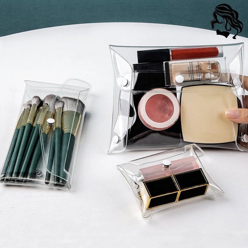 Túi Đựng Cọ Trang Điểm Trong Suốt Tiện Dụng Khi Đi Du Lịch