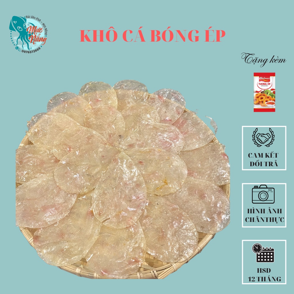 [ Sale Mạnh ] Khô cá bóng ép 10 con - 500gr - 1kg