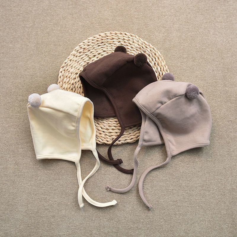 Mũ Cotton Mỏng Dễ Thương Cho Bé 0-6 Tháng Tuổi