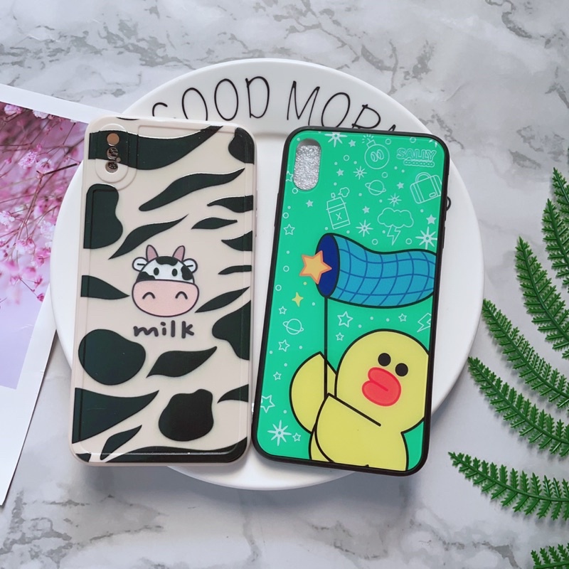 Ốp iPhone XsMax Viền Nhựa Dẻo Hình Kute