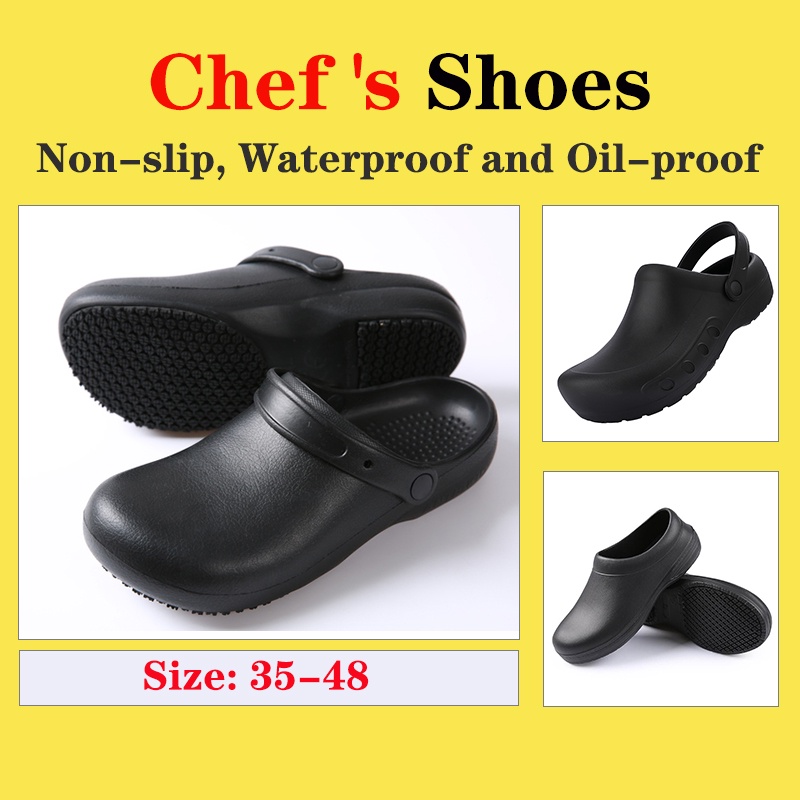 Giày Bốt Đầu Bếp Nhà Hàng Khách Sạn Phương Tây Chống Trượt Chống Thấm Nước Chống Thấm Dầu
