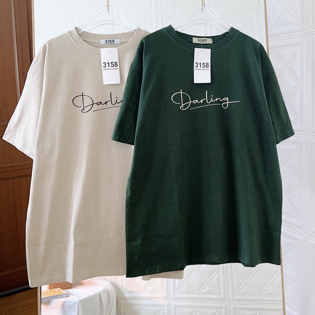 Áo thun cotton khô mát mẻ Darling