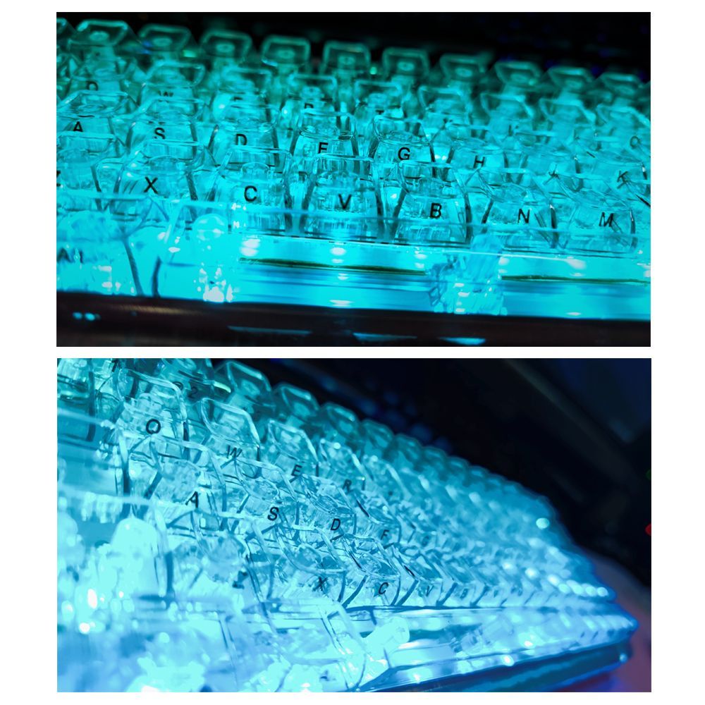 Nút Bàn Phím 132 Phím 61 / 68 / 84 / 87 / 98 / 104 / 108 Bằng Pc Trong Suốt