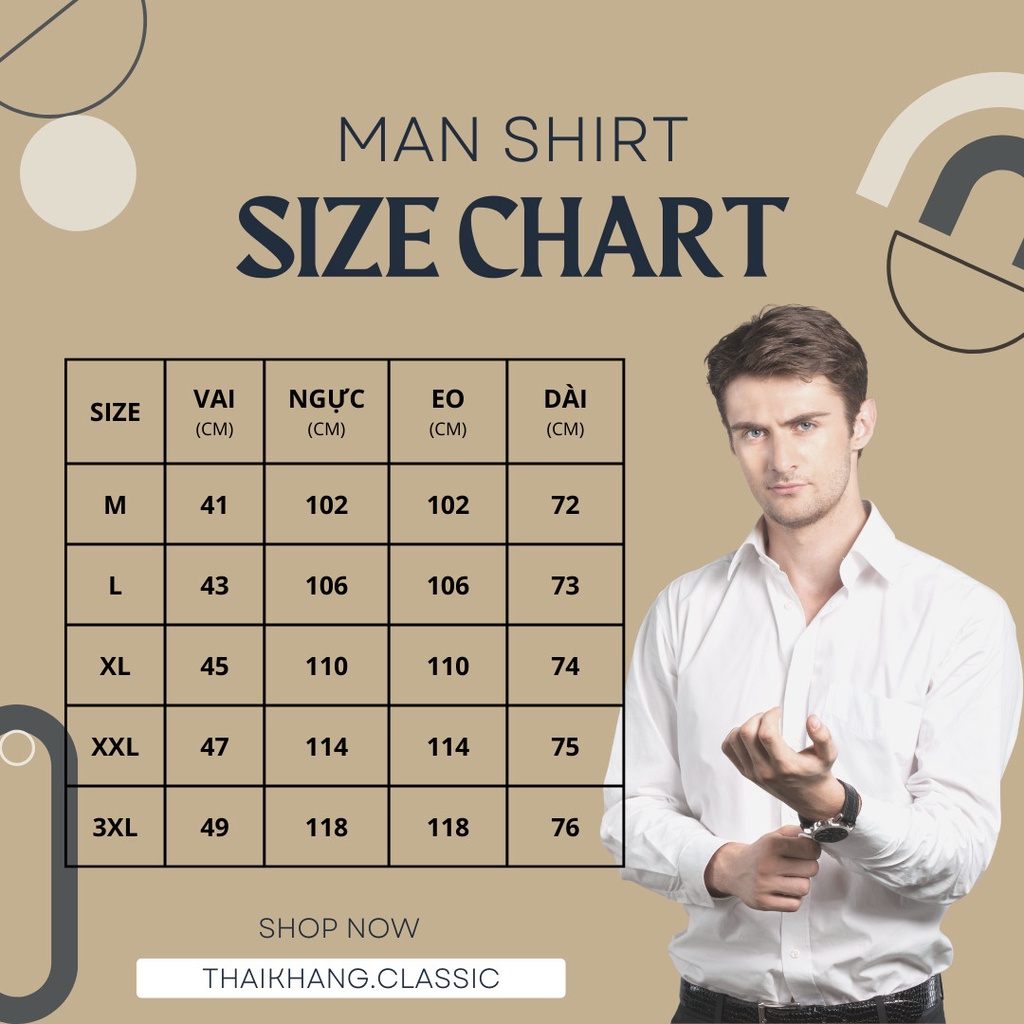 Áo sơ mi trắng nam dài tay cao cấp Thái Khang vải lụa xuất khẩu mềm mịn co dãn nhẹ mặc mát AHOP21