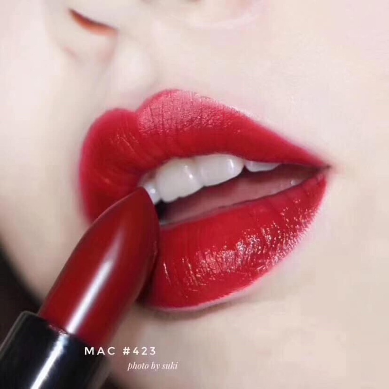 Son lì Mac lipstick 423 E FOR EFORTLESS( Bill Mỹ) không