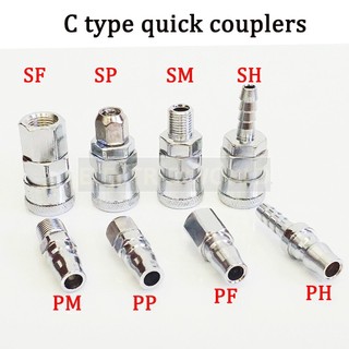 Bộ khớp nối nhanh kim loại dùng cho nước và khí nén