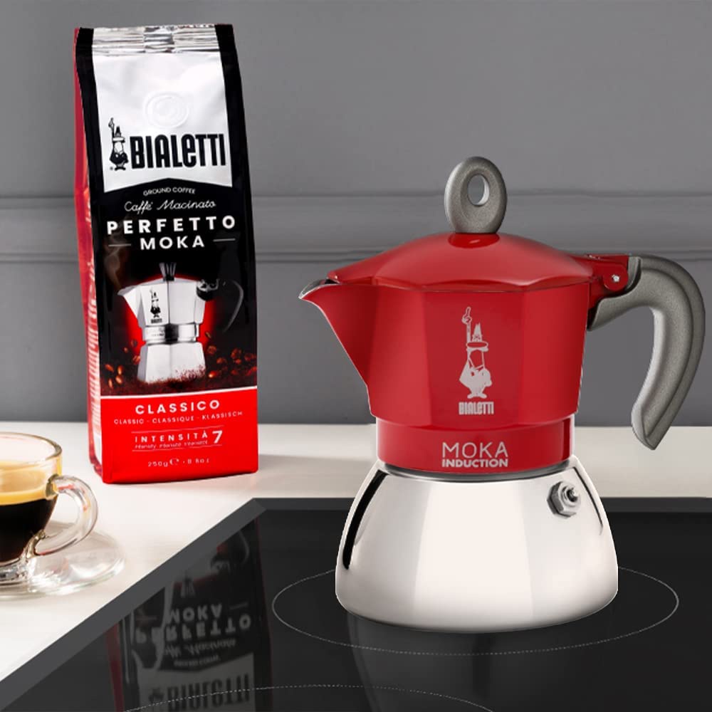 Ấm Pha Cà Phê Bialetti Moka Pot Induction Nội Địa Đức Bình Đun Cafe Bếp Từ Siêu Tốc GermanySnT 0630034