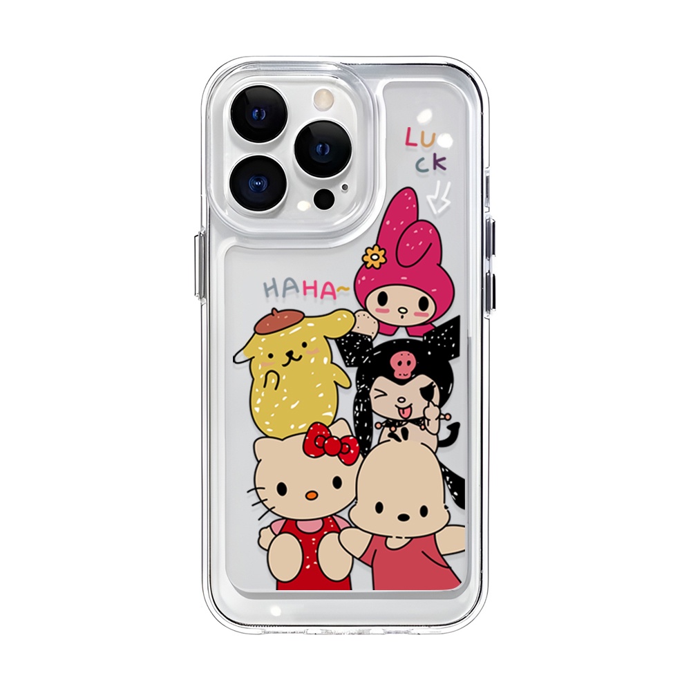 Ốp Điện Thoại Trong Suốt Hình Pachacco Alien Kuromi Cho iphone 14 Pro Max 14 Plus 13 11 12 7Plus X XR XS Max 8 7
