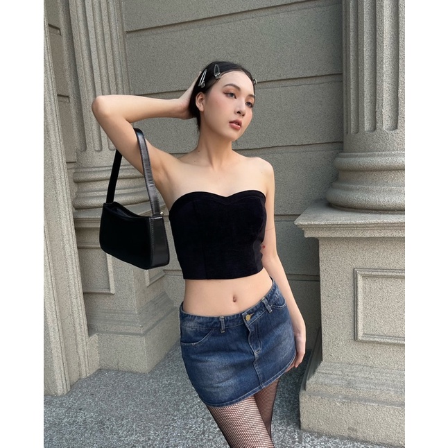 WEDNESDAY chân váy jean y2k -  jeans skirt