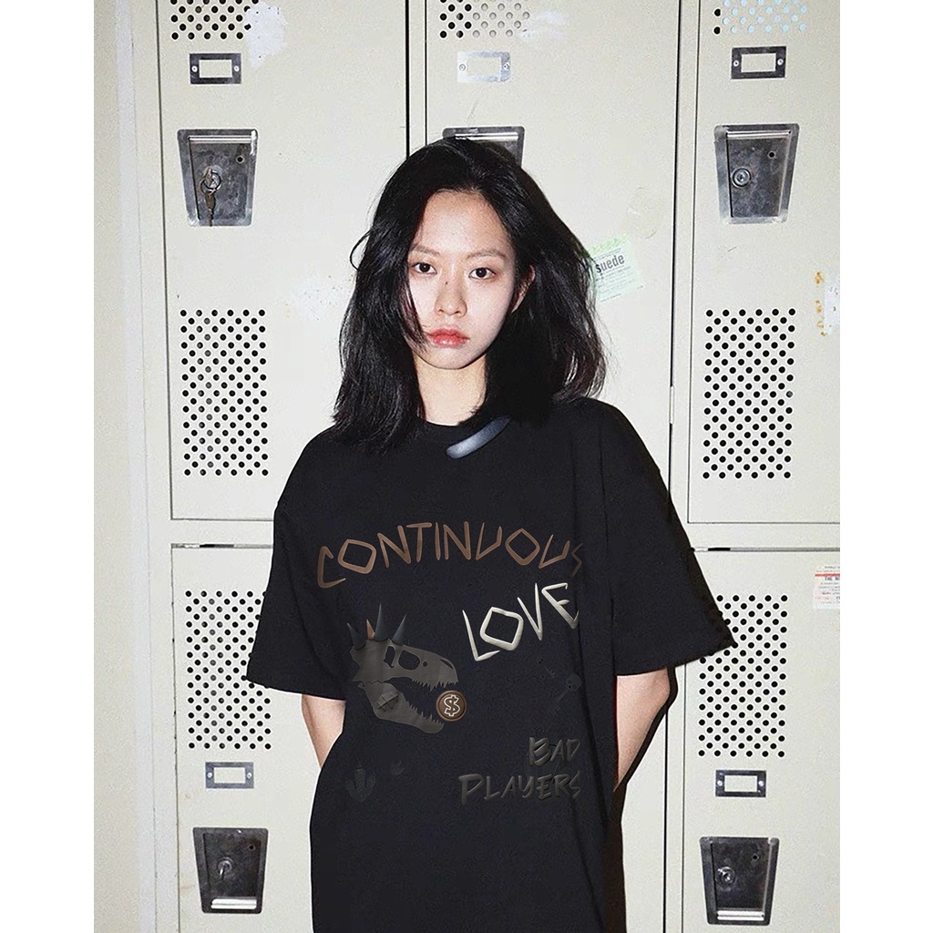 Áo thun Continuous - CTNS - DINOSAUR/ Black