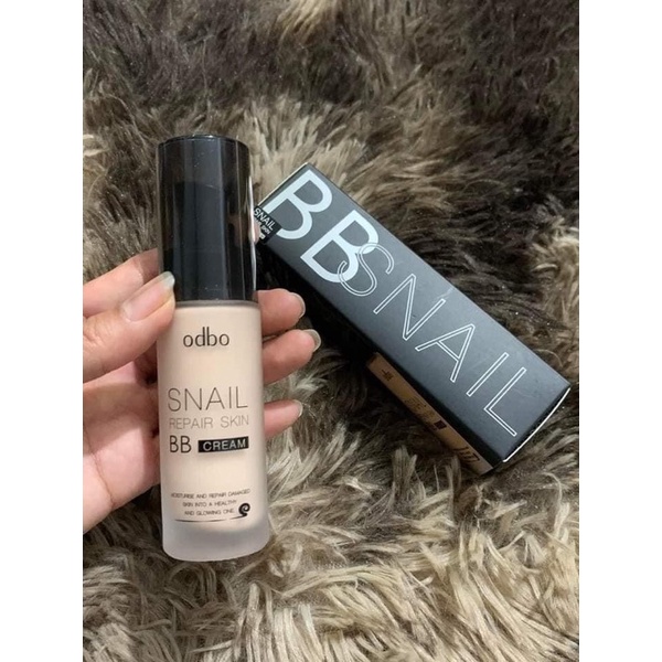 Kem nền odbo snail bb cream_che khuyết điểm hàng chính hãng