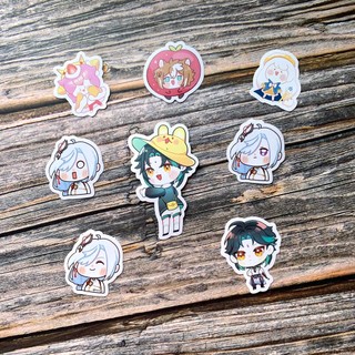 Sticker lẻ Genshin Impact, Cookie Run Kingdom - Artist: Hunmyi