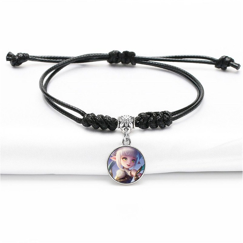 Vòng tay in hình nhân vật Liên quân game Arena of Valor chibi phụ kiện trang sức xinh xắn quà tặng