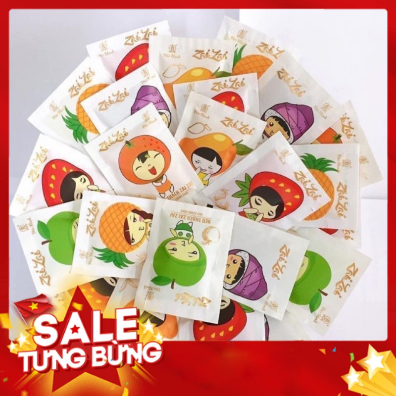 Thạch zai zai - Đức Hạnh 1kg mĩx (có thêm nhiều vị mới thơm ngon đúng vị)