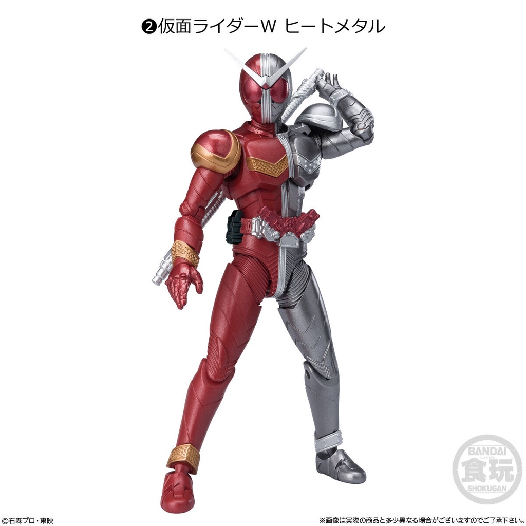 Mô hình Shodo Kamen Rider Double Cyclone Joker, Accel, Zero Two, Black Aqua - SODO