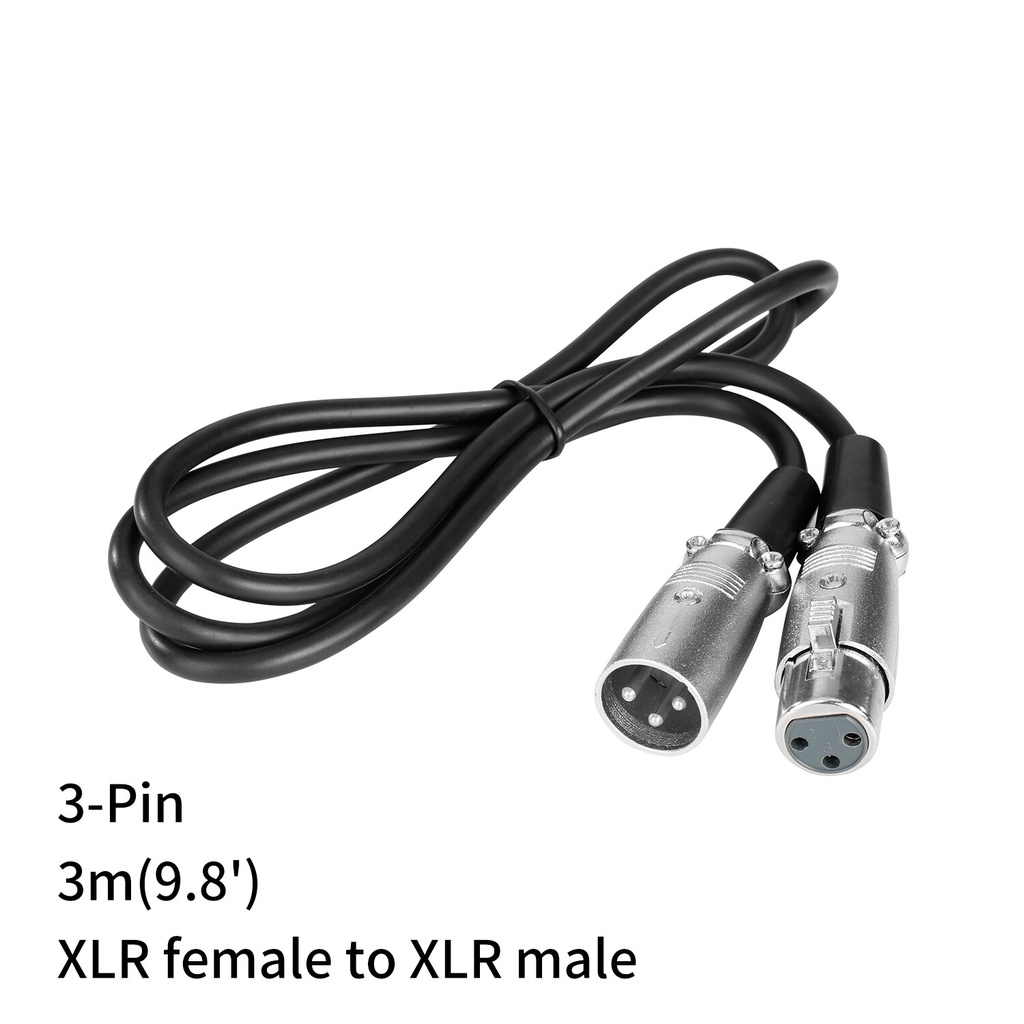 BOYA XLR-C3 (3m) / XLR-C8 (8m) - Hàng Chính Hãng - Cáp Chuyển Đổi Từ Male XLR Sang Female XLR