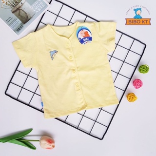 Áo tay ngắn màu bibo kim thu vải cotton 100% - ảnh sản phẩm 3