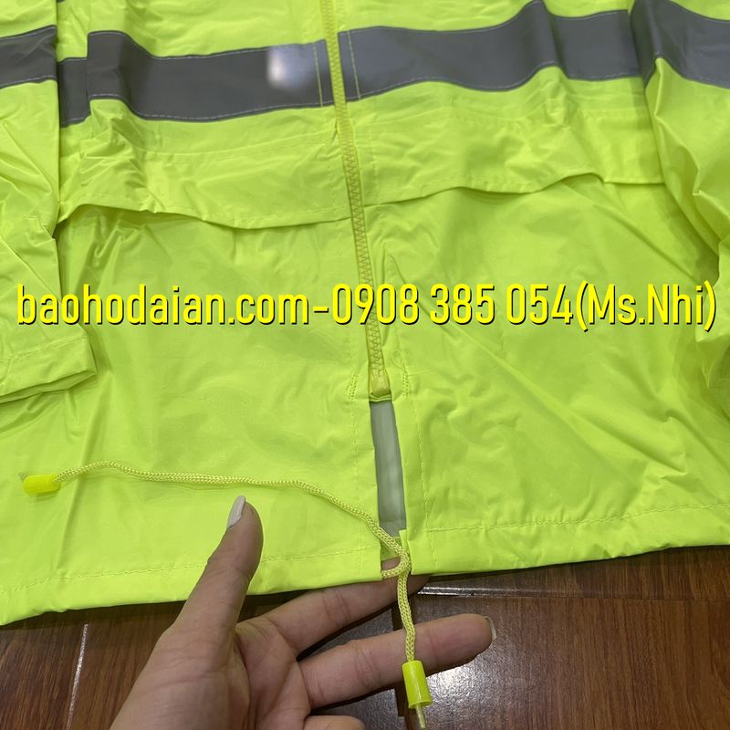 Áo mưa phản quang EN400LV chính hãng Deltaplus