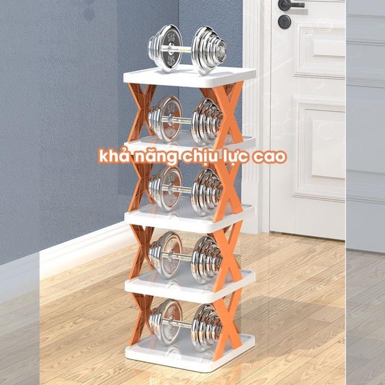 Kệ Để Giày Dép 5 Tầng Hình Chữ X Cao Cấp AH003