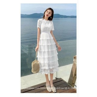 Đầm lụa phối tầng cao cấp,Đầm lụa phối tầng cao cấp