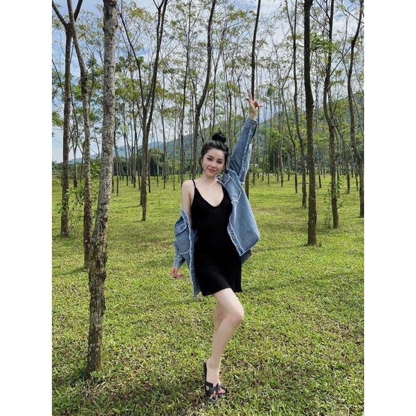 ÁO SƠ MI BÒ 2 TÚI VIỀN TUA RUA