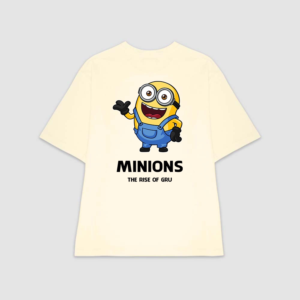 Áo Thun Nam Unisex Tay Lỡ Form Rộng In Hình Minion 2S Official, Áo Phông Oversize Local Brand Giá Rẻ SG42