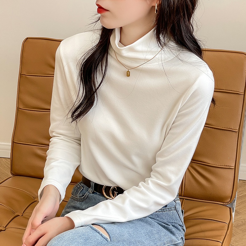 NRVP Áo Thun Nữ Dài Tay Dáng Rộng Phong Cách Hàn Quốc Thời Trang Mùa Đông 2023