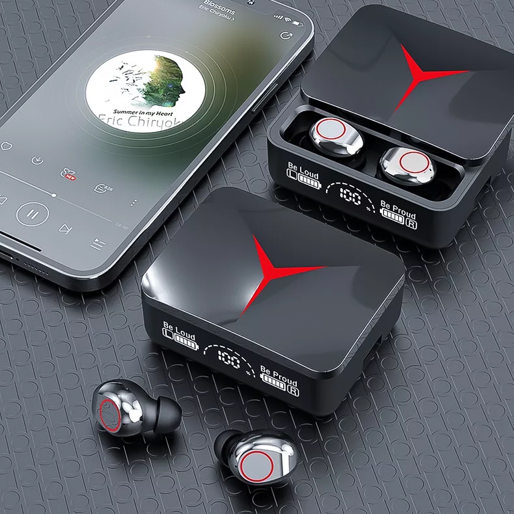 Tai nghe bluetooth M90 Pro bluetooth 5.3, chống ồn chống nước,pin trâu,cảm ứng đa điểm,lỗi 1 đổi 1 trong 3 tháng