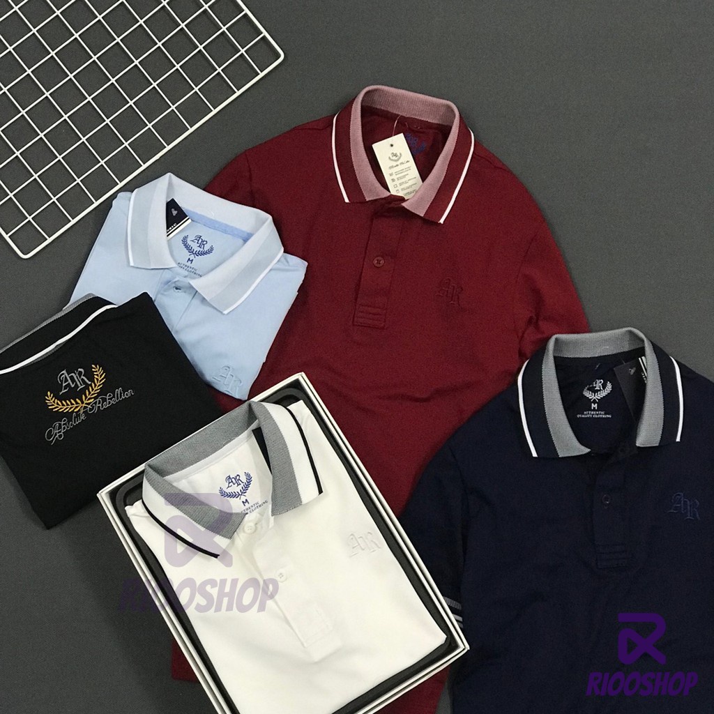 Áo polo nam, áo nam có cổ thun vnxk vải dày, đẹp, đơn giản, form regular, cao cấp, tay ngắn, big size RIOOSHOP RSP002