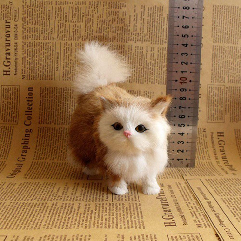 Búp Bê Đồ Chơi Hình Chú Mèo Giả Dễ Thương Cho Bé