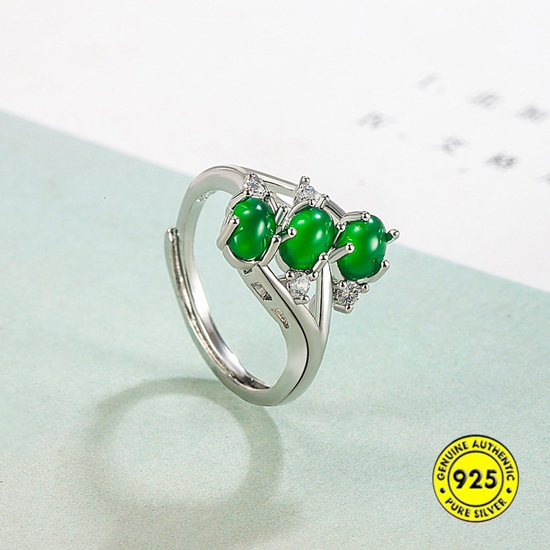 Nhẫn Kim Cương Ngọc Bích Sansheng III U1157