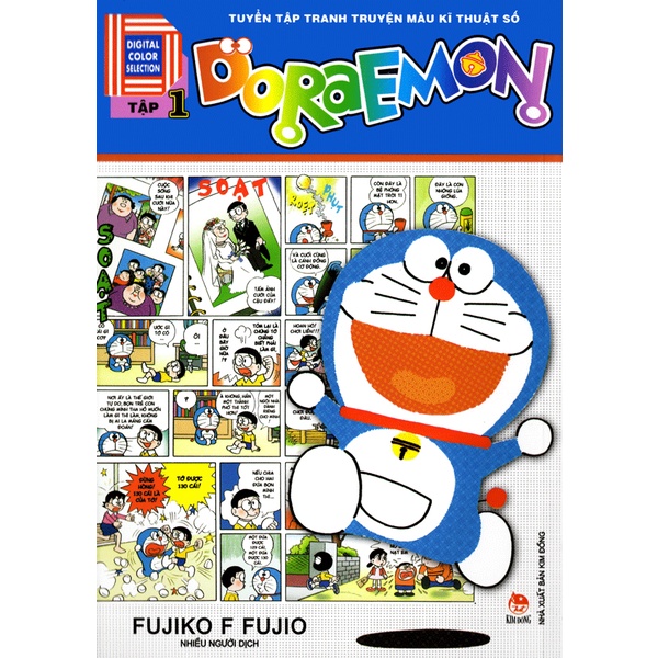 Truyện tranh Doraemon tranh truyện màu Kĩ thuật số - Tập 1 - NXB Kim Đồng