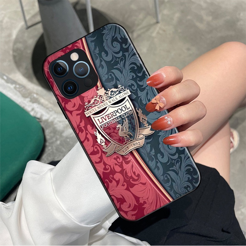 Ốp Điện Thoại Silicon Mềm Hình Câu Lạc Bộ Liverpool Cho iPhone 7 8 7 + 8 + 6 + 6S + XR XS Max 5 5s EDC69