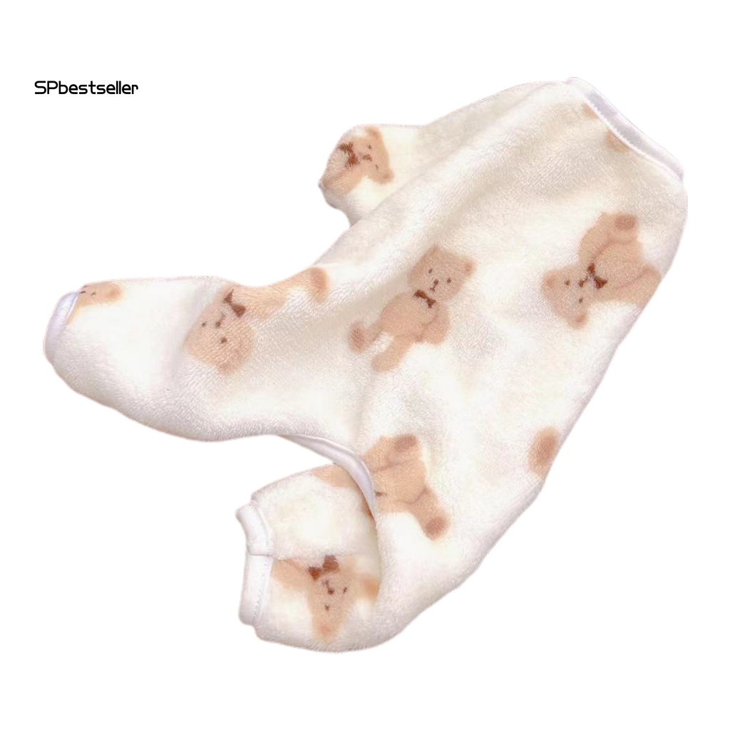 Áo Họa Tiết Gấu Hoạt Hình Bằng Polyester Thoải Mái Cho Thú Cưng