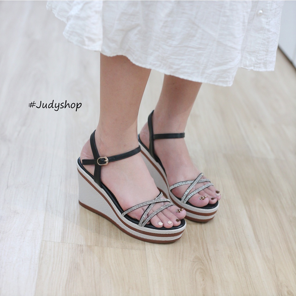 Giày Xuồng KOKOSHI Da Mềm Đế Siêu Nhẹ Dây Kim Tuyến Cá Tính cao 9p VNXK