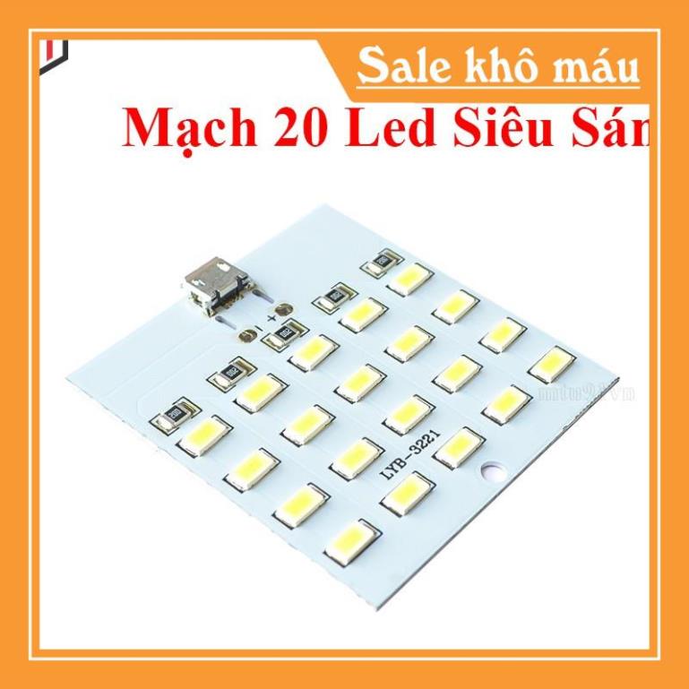Mạch 20 Led Siêu Sáng USB