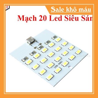 Mạch 20 led siêu sáng usb