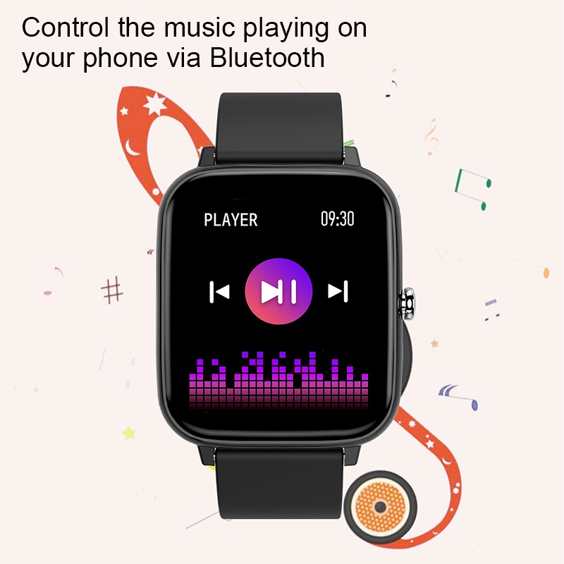 Đồng Hồ Thông Minh Kết Nối Bluetooth NOVA P6 Màn Hình 1.54 inch Theo Dõi Sức Khỏe