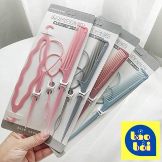 Set 4 dụng cụ tạo kiểu tóc, thắt bím tóc đa năng phong cách nàng thơ