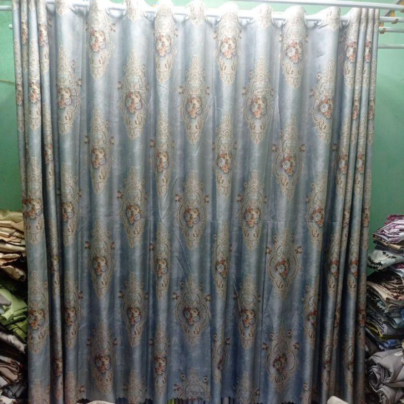 Rèm cửa sổ hoa thêu thổ cẩm siêu đẹp chống nắng 95%, màn vải treo tường loại 1 cao cấp | RÈM CUA APEC